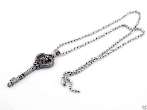 Buy Lishmark 19.6'' Hot Love Key Pendant Womens Mens New Stainless Steel Necklaces Link Charm - Purplle