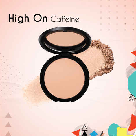 Stay Quirky Compact Powder For Dark Skin| Long Lasting| UV Rays Protection| Lightweight| Vegan| Paraben Free- High on Caffeine 4