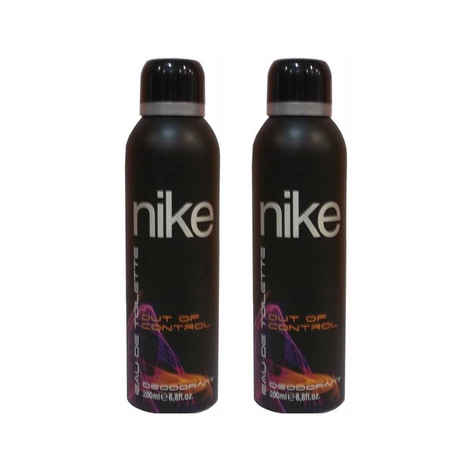 Nike Out of Control Deodorant Spray For Men 200 ml Pack Of 2