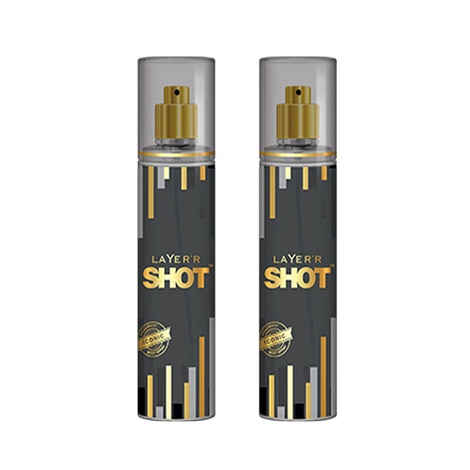 Buy Layer'r Shot Gold Iconic (135 ml) (Pack Of 2) - Purplle