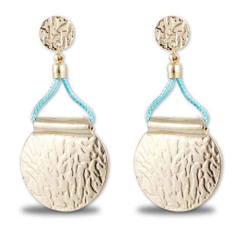 Buy Karatcart Gold Texture Metal Earrings For Women - Purplle