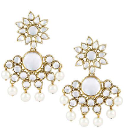 Buy Karatcart Leela Kundan Earrings Set For Women - Purplle