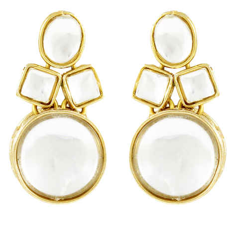 Buy Karatcart Golden Non-Precious Metal Dangle & Drop Earing For Women - Purplle