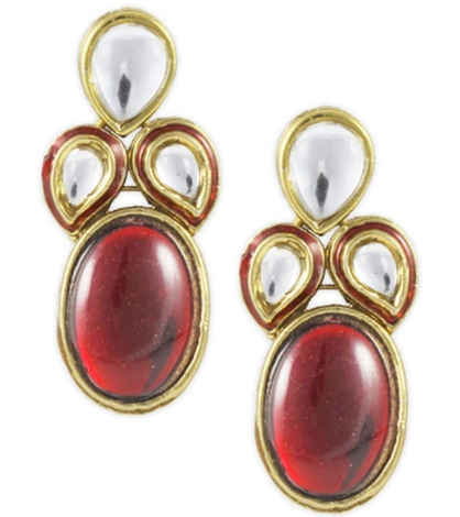 Buy Karatcart Dangle & Drop Earring For Women (Red) - Purplle