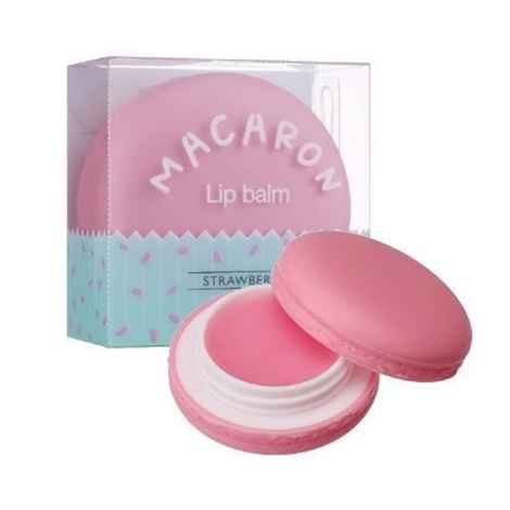 Buy It's Skin Macaron Lip Balm 01 Strawberry (9 g) - Purplle