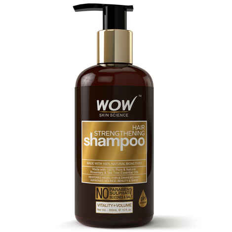 Buy WOW Skin Science Hair Strengthening Shampoo (300 ml) - Purplle