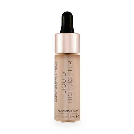 Buy Makeup Revolution Liquid Highlighter Liquid Champagne (18 ml) - Purplle