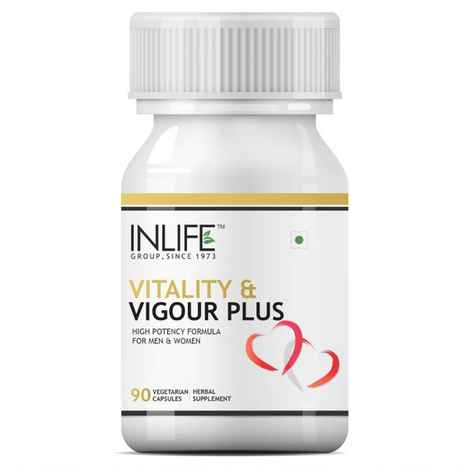 Buy INLIFE Vitality and Vigour Plus Safed Musli, Shilajit, Mucuna Pruriens, Ashwagandha & more, Booster Product for Men Women - 90 Vegetarian Capsules - Purplle