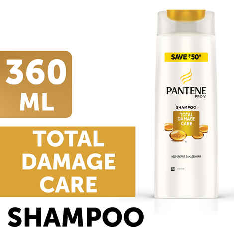 Buy Pantene Total Damage Care Shampoo (360 ml) - Purplle