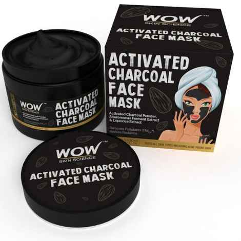 Buy WOW Skin Science Activated Charcoal Face Mask (200 ml) - Purplle