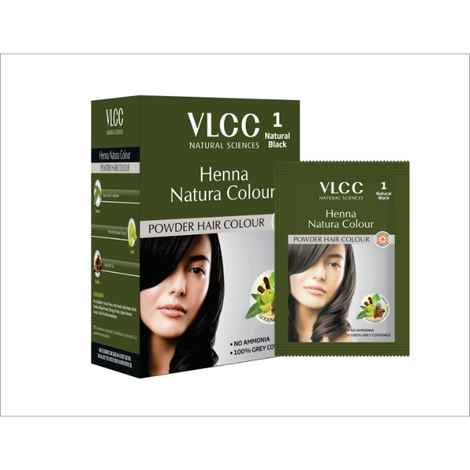 Buy VLCC Henna Natura Color Black (100 g) - Purplle