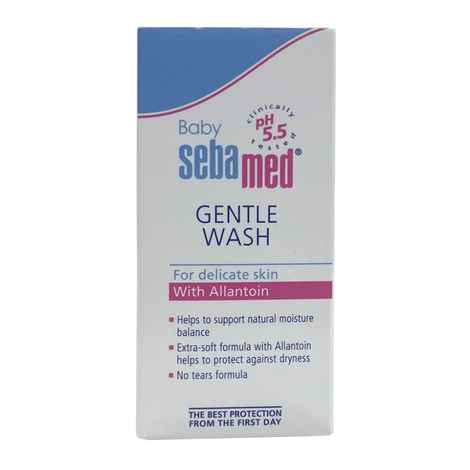 Sebamed Baby Gentle Wash 50ml|Ph 5.5| With Allantoin| No tears formula |Clinically tested