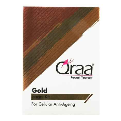 Buy Qraa Gold Facial Kit (28 g) - Purplle