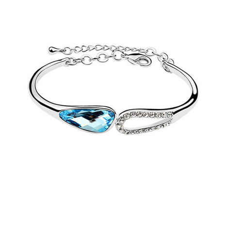 Buy Crunchy Fashion Austrian Crystal Bracelet For Girls - Purplle