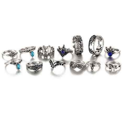 Buy Ferosh Modish Ring Set - Purplle