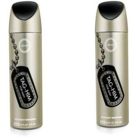 Buy Armaf Tag Him Deo Set Of 2-(200Ml Each) - Purplle