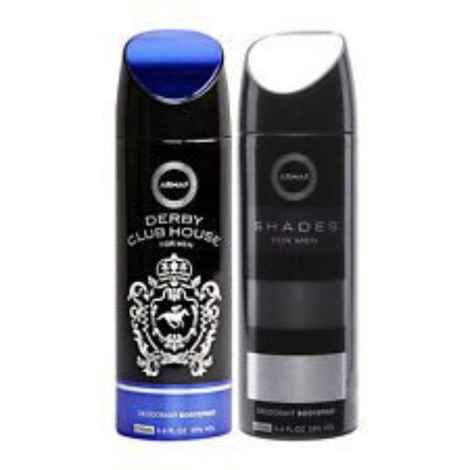 Armaf Shade And Derby Club House Black Deo Set Of 2-(200Ml Each)