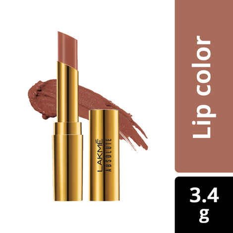 Lakme Absolute Argan Oil Lip Color - Soft Beige (3.4 g)