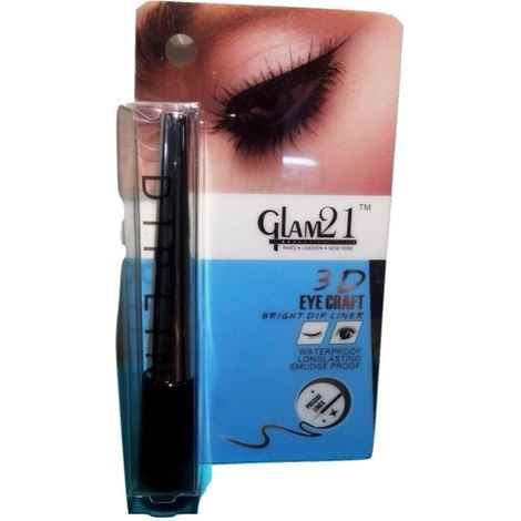 Glam 21 3D Eye Craft Bright Dip Liner (5 ml)(Jet Black)