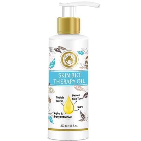Buy Mom & World Skin Bio Therapy Oil For Stretch Marks, Scars & Skin Toning - 200ml (With Argan Oil & 100% Pure Oils) - Purplle
