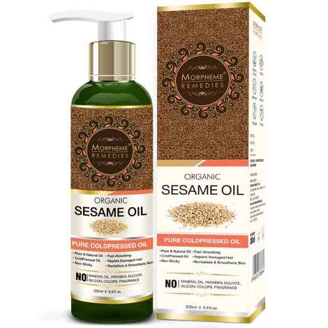 Morpheme Remedies Organic Sesame Oil (200 ml)
