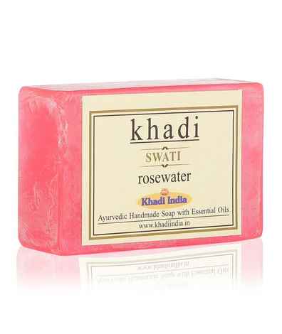 Swati Khadi Ayurvedic Handmade Soap ROSE WATER