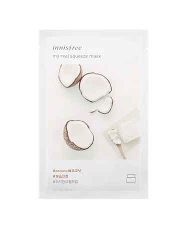 Buy Innisfree My Real Squeeze Mask - Coconut (20 ml) - Purplle