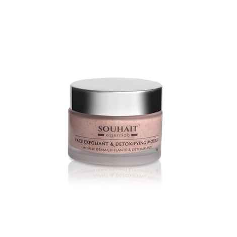 Souhait Essentials French Red Clay And Walnut, Face Exfoliant & Detoxifying Mousse (50 g)