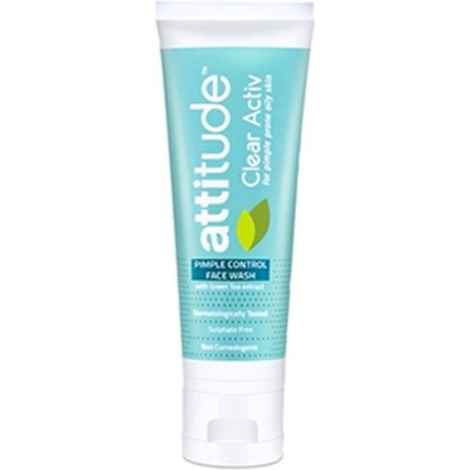Buy Amway Attitude Clear Activ Pimple Control Face Wash (100 ml) - Purplle