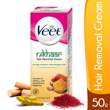 Buy Veet Nikhaar Hair Removal Cream All skin types – (50 g) - Purplle