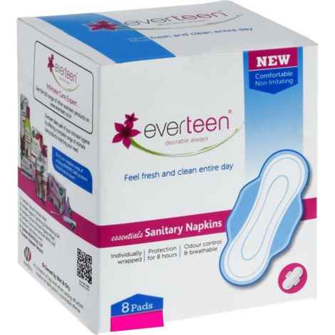 Buy Everteenessentials Sanitary Napkin Pads - 280 Mm (Large) 8 Pcs - Purplle