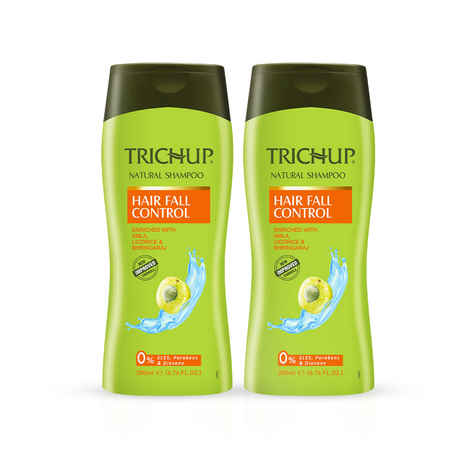 Buy Trichup Hair Fall Control Herbal Hair Shampoo (200 ml) (Pack of 2) - Purplle