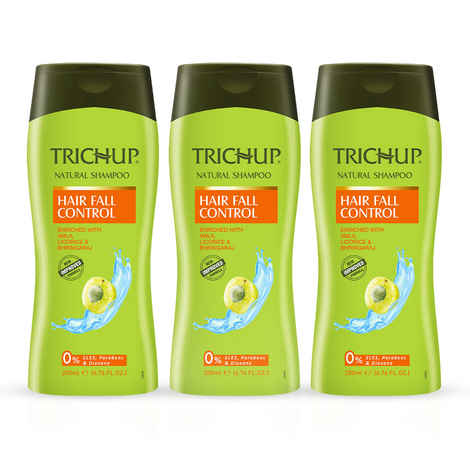 Trichup Hair Fall Control Herbal Hair Shampoo (200 ml) (Pack of 3)