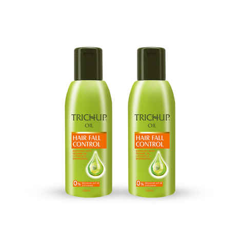 Buy Trichup Hair Fall Control Herbal Hair Oil (100 ml) (Pack of 2) - Purplle
