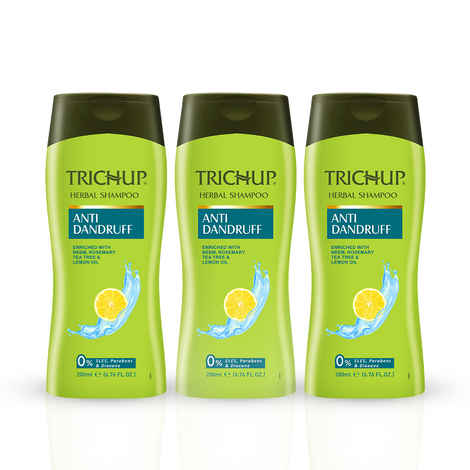 Trichup Anti Dandruff Shampoo (200 ml) (Pack of 3)
