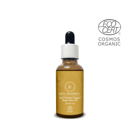 Buy Juicy Chemistry Organic Cold Pressed Certified Organic Hemp Seed Oil (30 ml) - Purplle