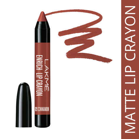 Buy Lakme Enrich Lip Crayon Cinnamon Brown (14.4 g) - Purplle