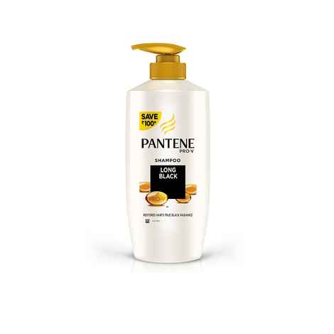 Buy Pantene Long Black Shampoo (675 ml) - Purplle