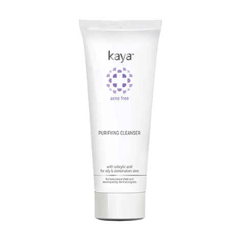 Buy Kaya Clinic Acne Free Purifying Cleanser, Salicylic Acid face wash for pimple-prone, combination, oily skin, 100 ml - Purplle
