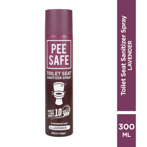 Buy Pee Safe Toilet Seat Sanitizer Spray Lavender (300 ml) - Purplle