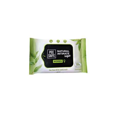 Buy Pee Safe Natural Intimate Wipes - Pack of 10 - Purplle