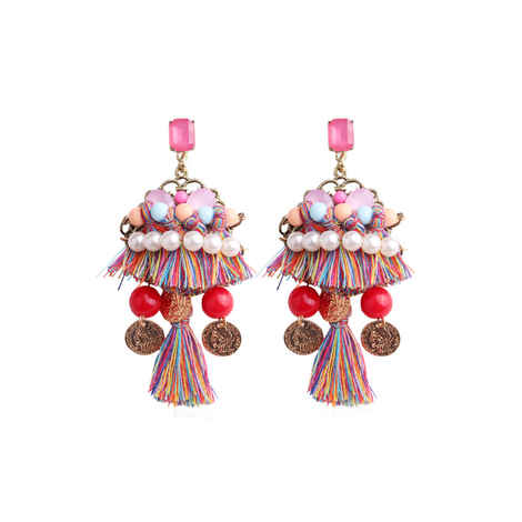 Buy Ferosh Thread Statement Danglers - Purplle