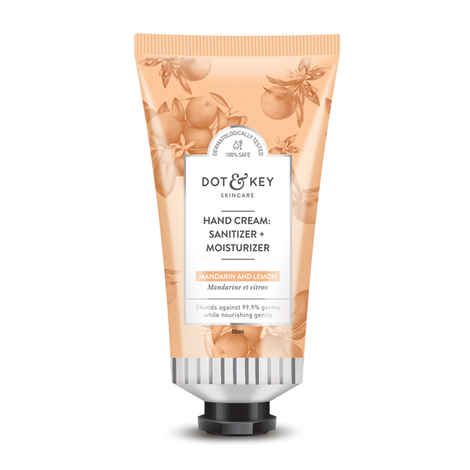 Buy Dot & Key Hand Cream : Sanitizer + Moisturizer (Mandarin & Lime) (50 g) - Purplle