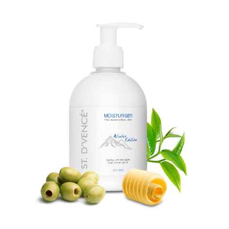 ST. D'VENCE Body Moisturiser - Winter Edition for Dry Skin with Tea Tree Oil & Shea Butter (300 ml)