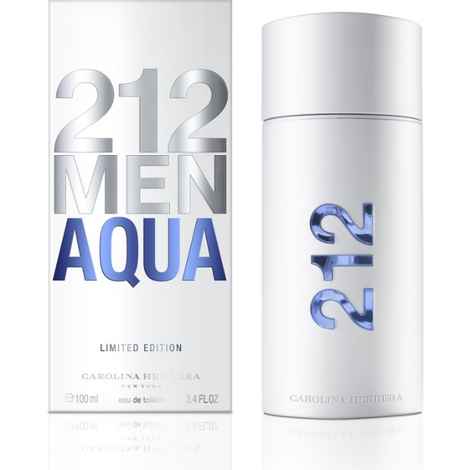 Buy Carolina Herrera 212 Men Aqua Limited Edition 100Ml For Men - Purplle