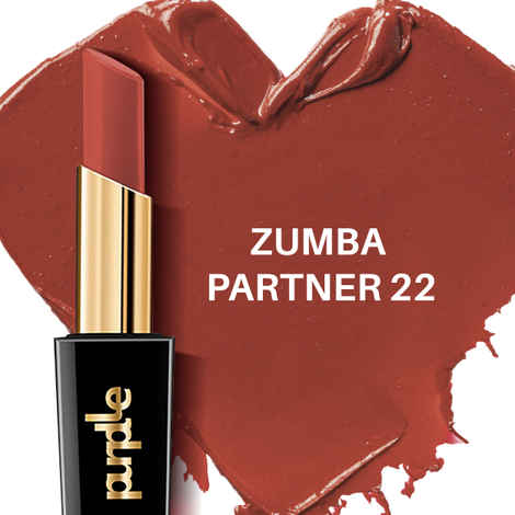 Purplle Ultra HD Matte Lipstick, Brown - Zumba Partner 22