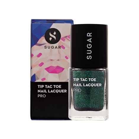 Buy SUGAR Cosmetics Tip Tac Toe Nail Lacquer - 073 Punch Pine (Emerald Green) - Purplle