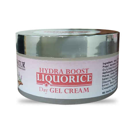 Inatur Liquorice Day Gel Cream Hydra Boost, Evens Complexion (50 g)
