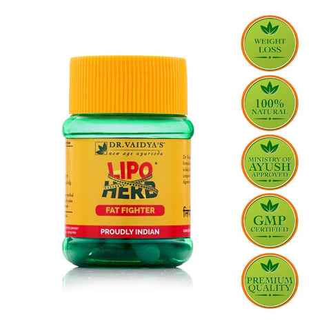 Buy Dr. Vaidya's Lipoherb Capsules Pack of 2 - Purplle