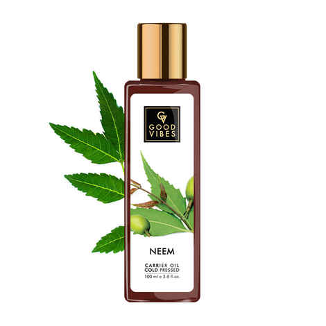 Good Vibes Cold Pressed Carrier Oil - Neem (100 ml)
